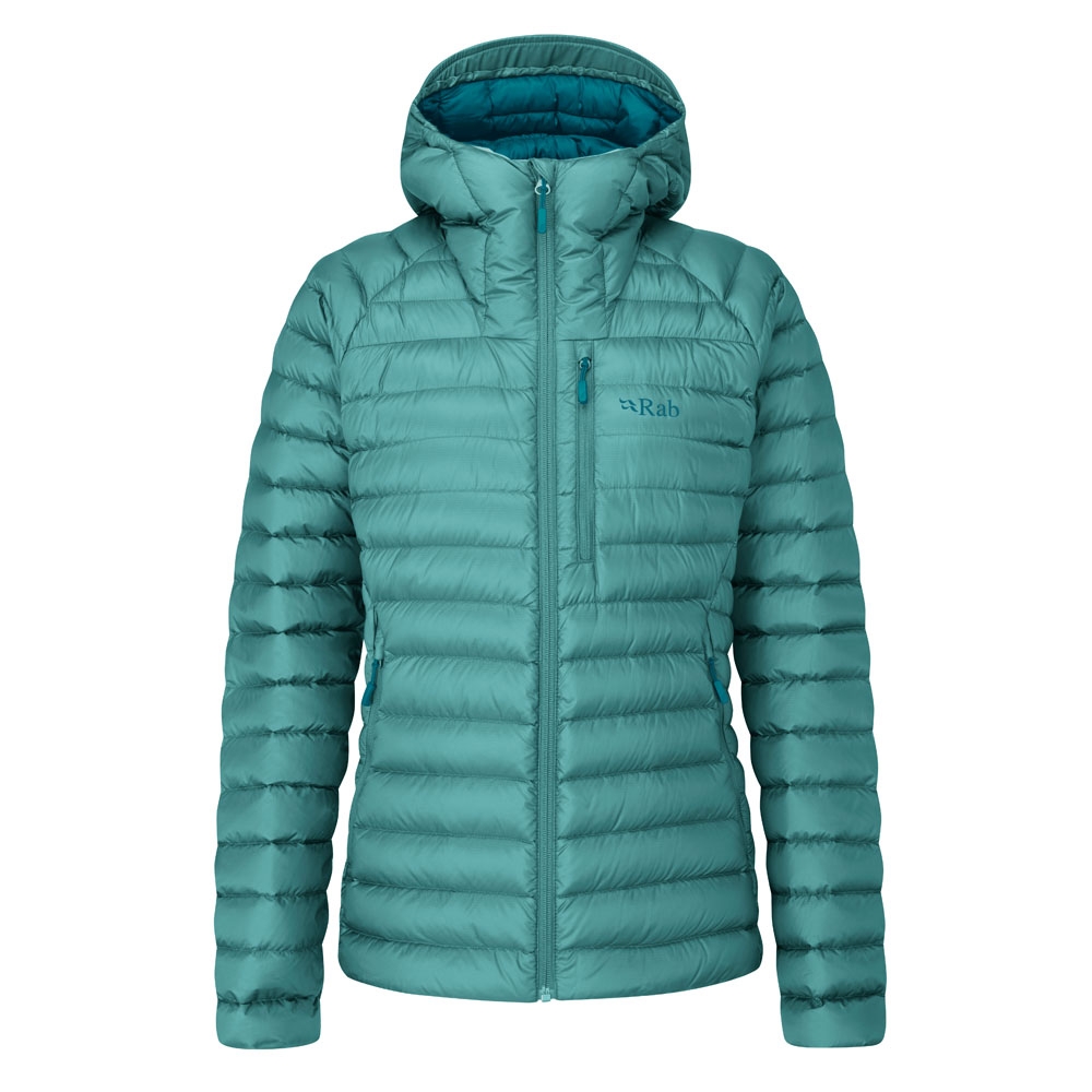 Rab Microlight Alpine Jacket Women's  Meltwater QDB-13-MEL jassen online bestellen bij Kathmandu Outdoor & Travel