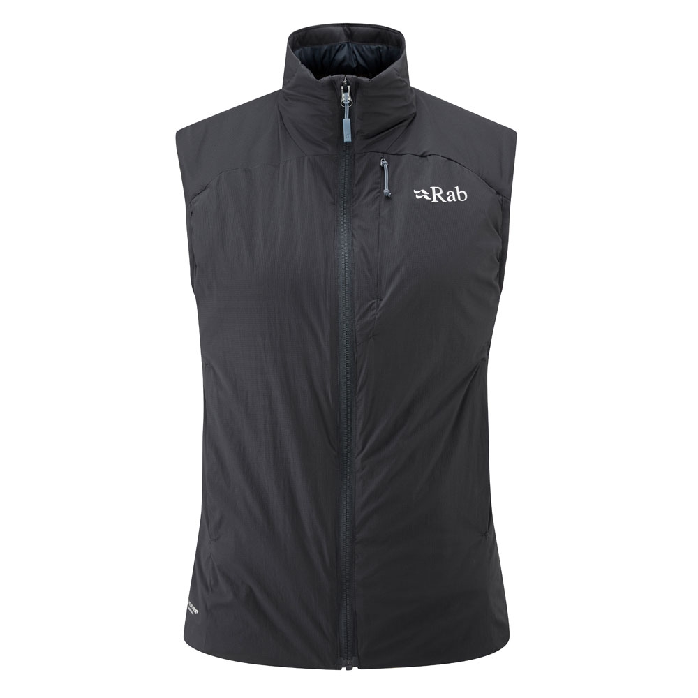 Rab Xenair Vest Women's  Ebony QIP-04-EBN jassen online bestellen bij Kathmandu Outdoor & Travel