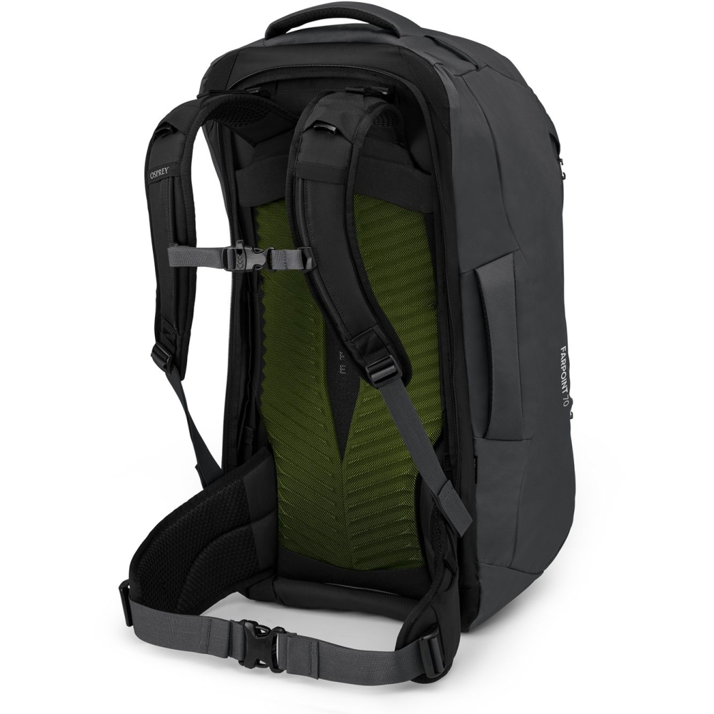 Osprey Farpoint 70 Tunnel Vision Grey 10003681 reistassen online bestellen bij Kathmandu Outdoor & Travel