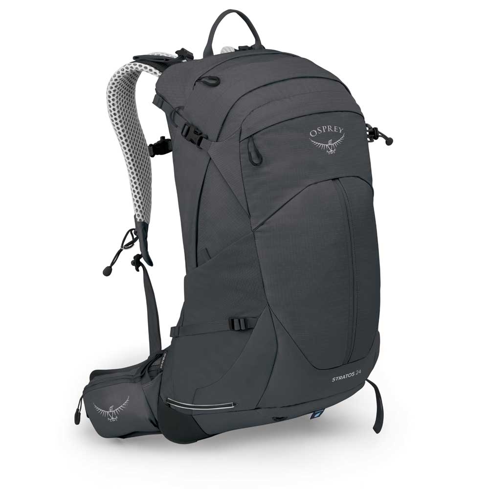 Osprey Stratos 24 Tunnel Vision Grey 10003567 dagrugzakken online bestellen bij Kathmandu Outdoor & Travel