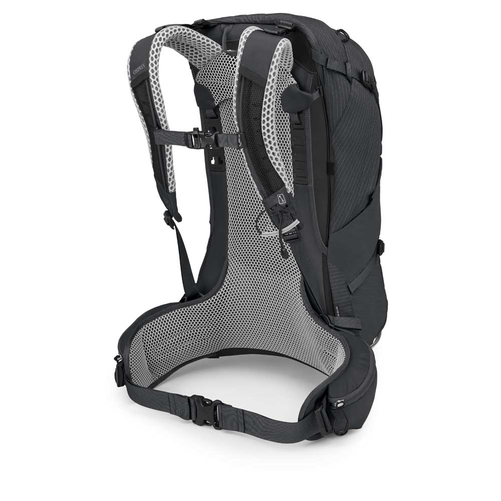 Osprey Stratos 24 Tunnel Vision Grey 10003567 dagrugzakken online bestellen bij Kathmandu Outdoor & Travel