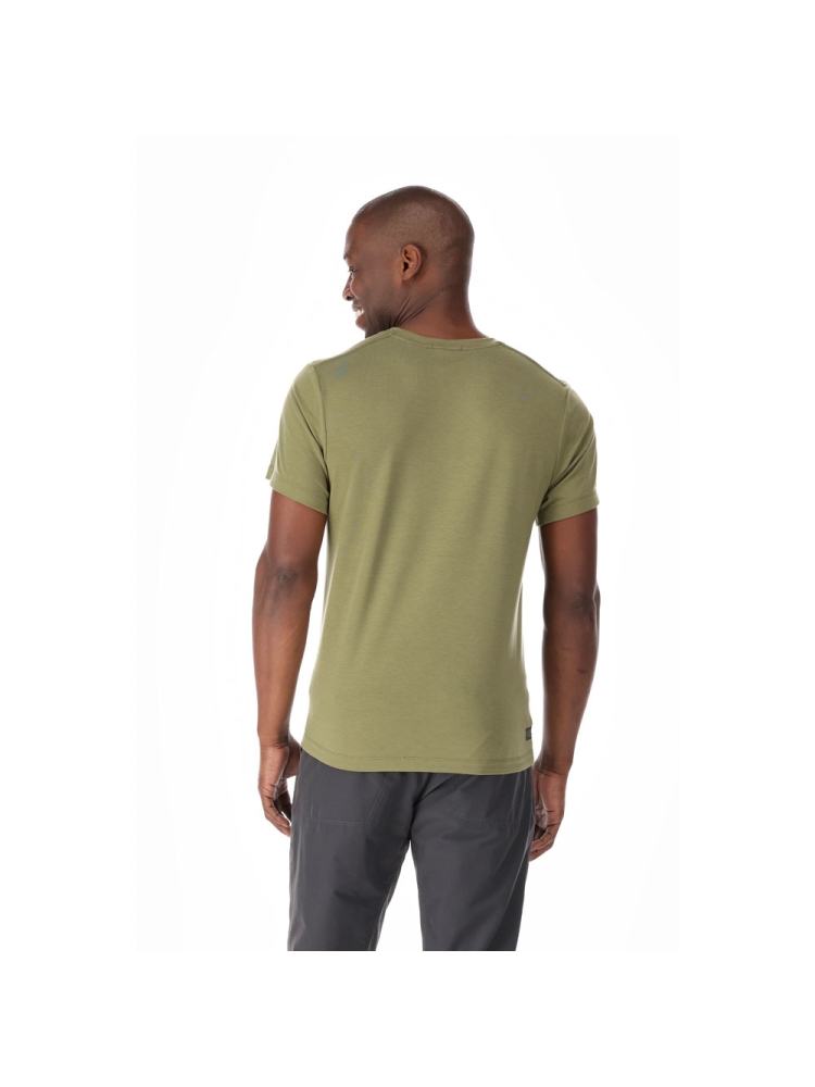 Rab Lateral Tee Chlorite Green QCB-72-CHG shirts en tops online bestellen bij Kathmandu Outdoor & Travel