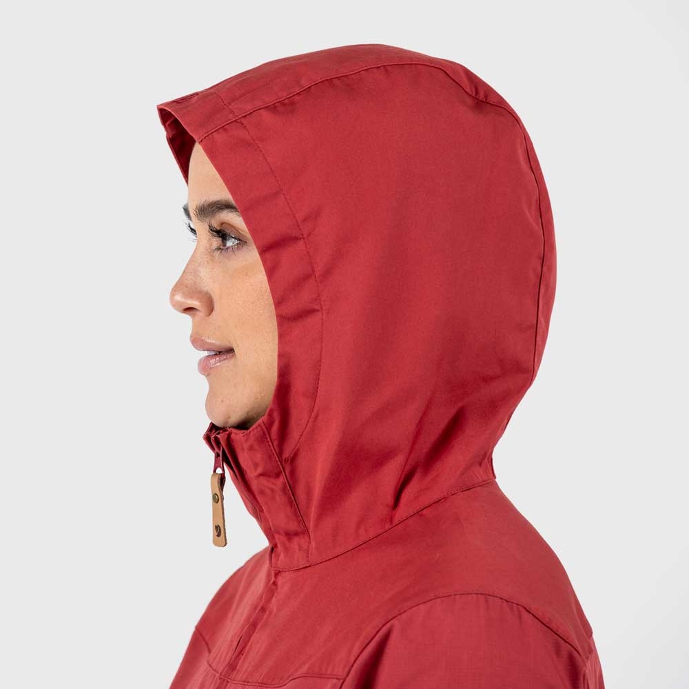 Fjällräven Stina Jacket Women's Raspberry Red 89234-342 jassen online bestellen bij Kathmandu Outdoor & Travel