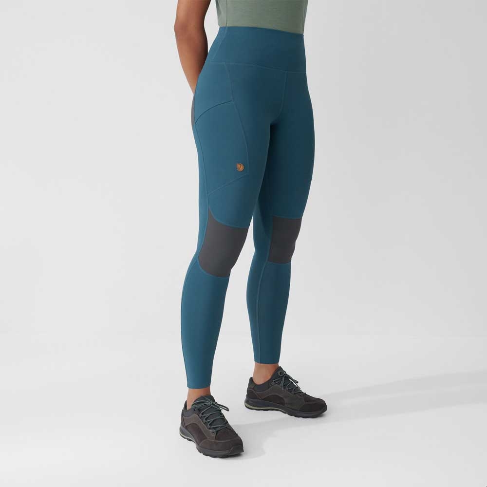 Fjällräven Abisko Trekking Tights Pro Women's Indigo Blue-Iron Grey 84771-534-048 broeken online bestellen bij Kathmandu Outdoor & Travel