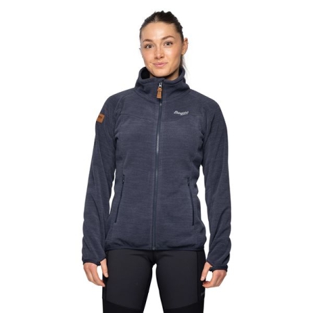 Bergans  Hareid Fleece NoHood Jacket Women's Dark Navy 