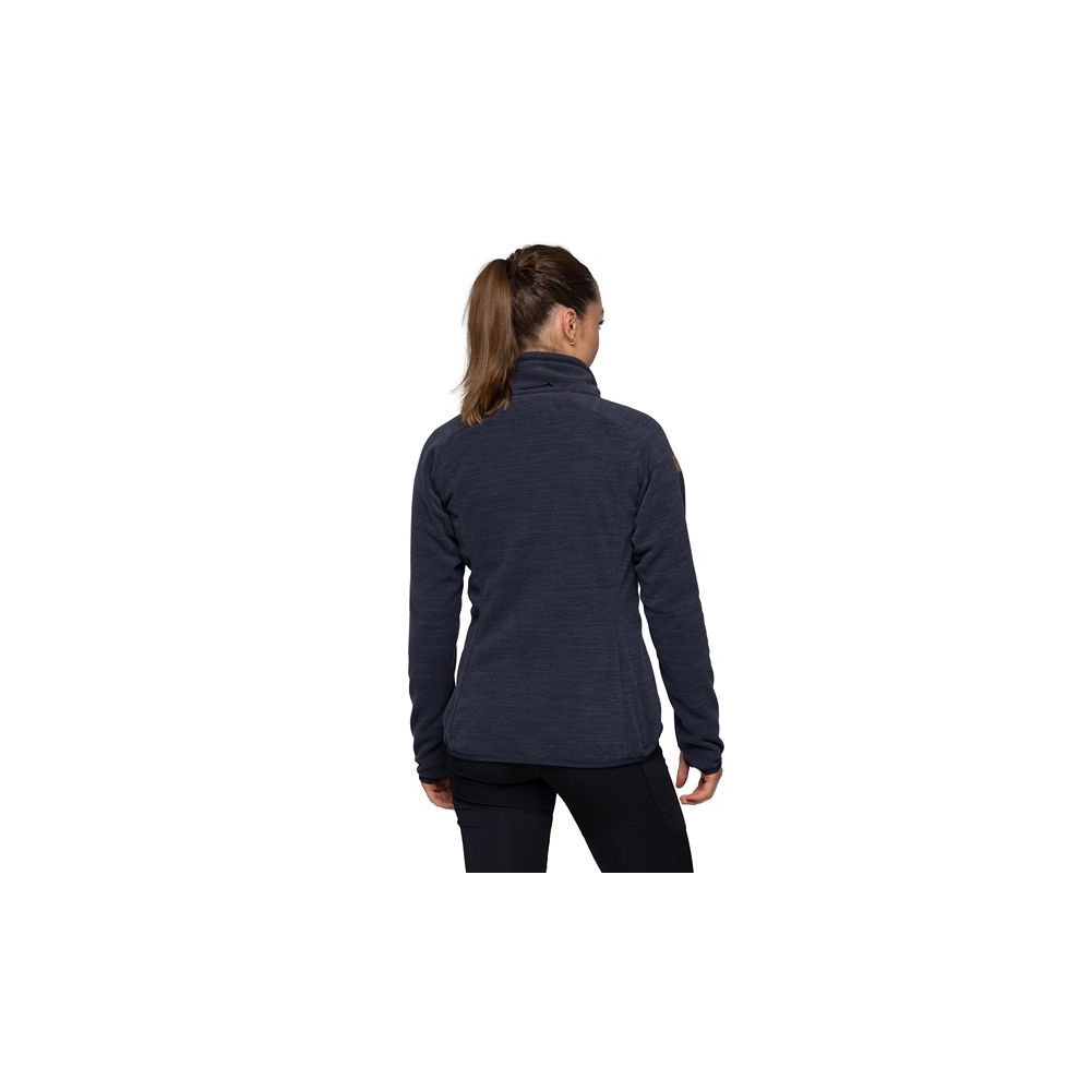 Bergans Hareid Fleece NoHood Jacket Women's Dark Navy 3030-7284 fleeces en truien online bestellen bij Kathmandu Outdoor & Travel