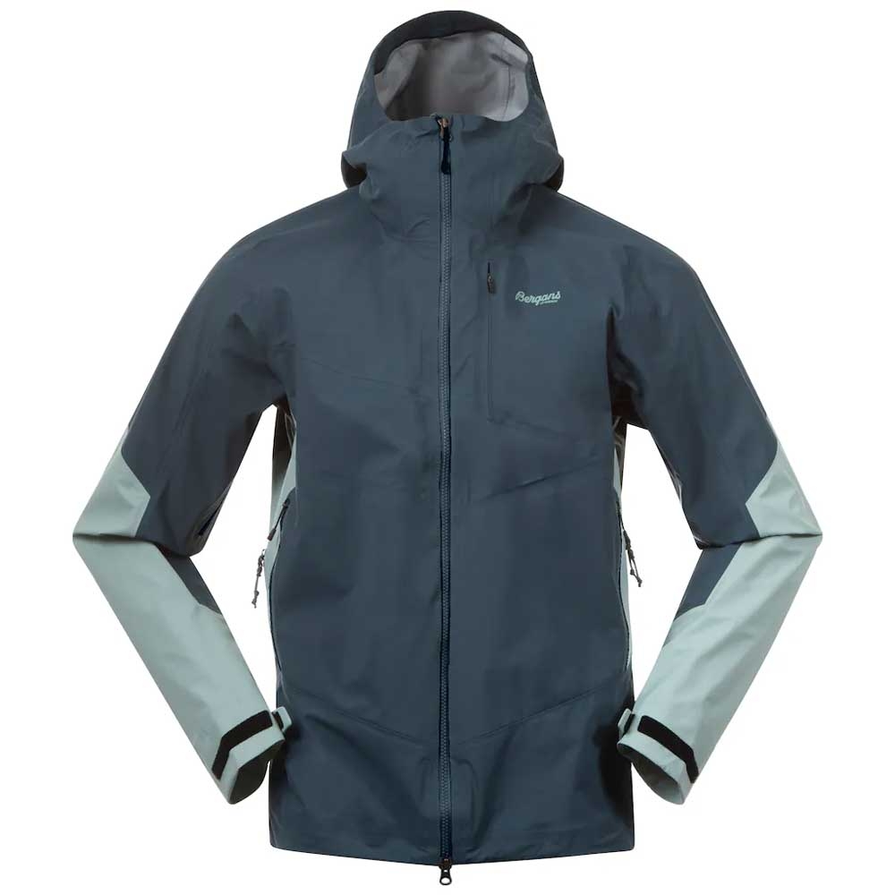 Bergans Rabot V2 3L Jacket Orion Blue/Misty Forest 1098-21477 jassen online bestellen bij Kathmandu Outdoor & Travel