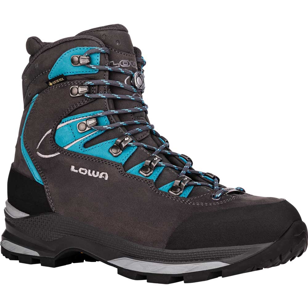 Lowa Mauria Evo GTX Women's anthracite-turquoise 220721-9768 wandelschoenen dames online bestellen bij Kathmandu Outdoor & Travel