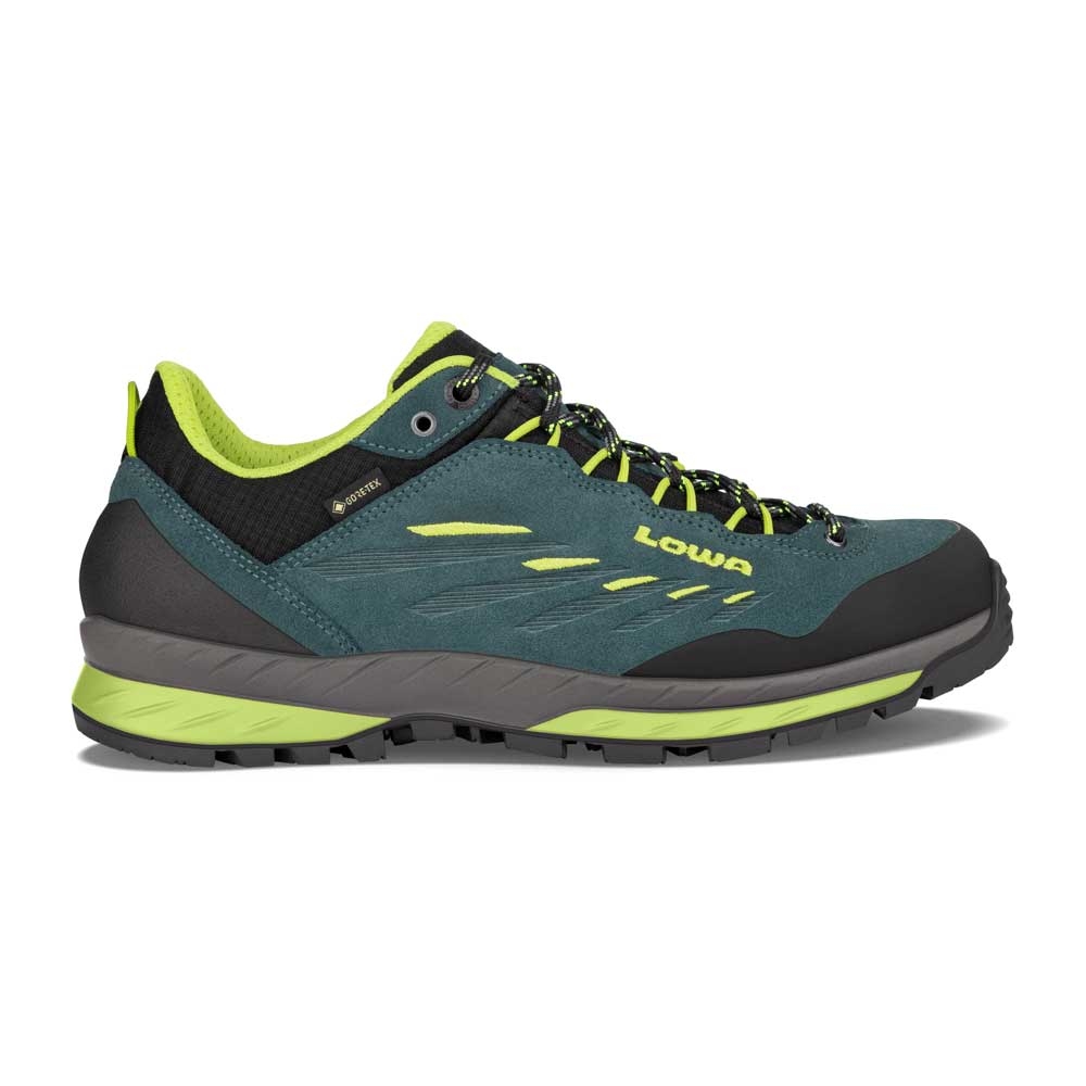 Lowa Delago GTX Lo petrol-lime 211097-7402 wandelschoenen heren online bestellen bij Kathmandu Outdoor & Travel