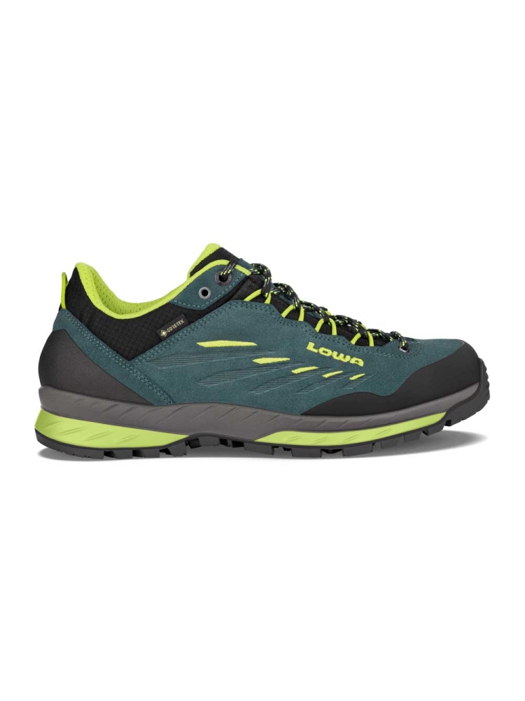 Lowa Delago GTX Lo petrol-lime 210097-7402 wandelschoenen heren online bestellen bij Kathmandu Outdoor & Travel