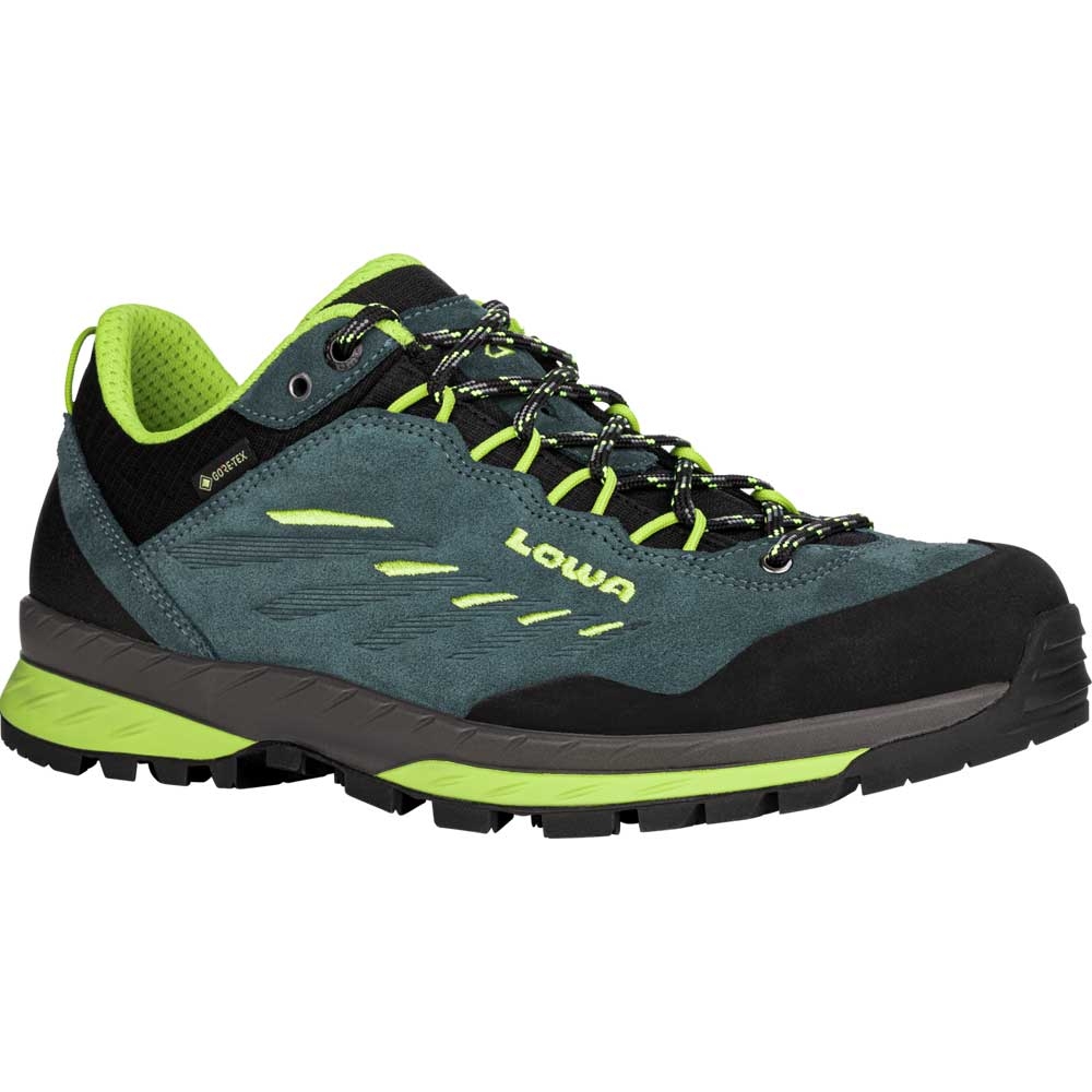 Lowa Delago GTX Lo petrol-lime 211097-7402 wandelschoenen heren online bestellen bij Kathmandu Outdoor & Travel