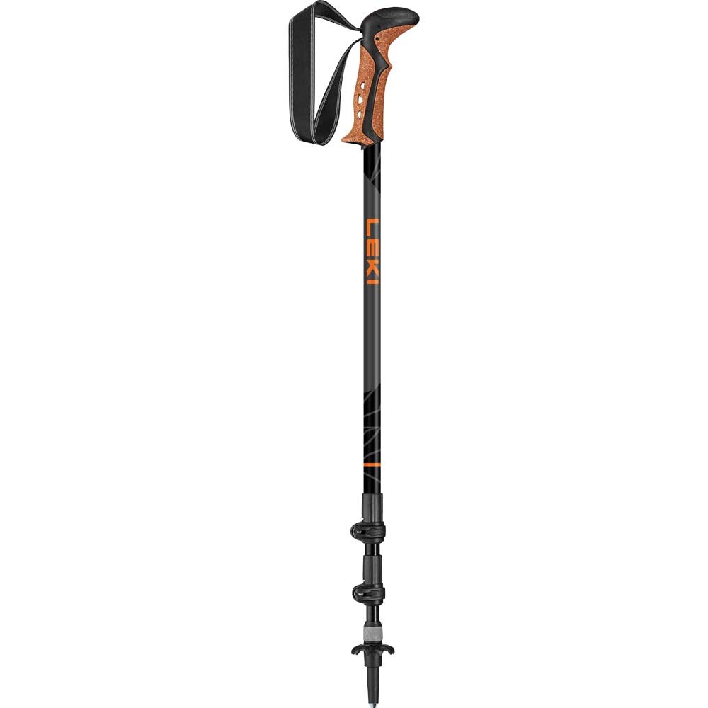 Leki Khumbu AS dark-anthracite/orange/black LT65220261 wandelstokken en gamaschen online bestellen bij Kathmandu Outdoor & Travel