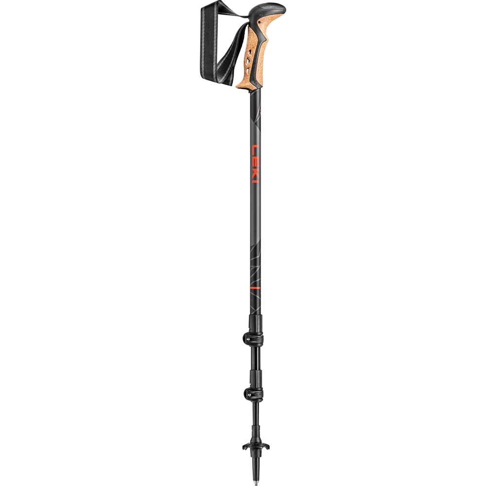 Leki Khumbu dark-anthracite/white/bright-r LT65220431 wandelstokken en gamaschen online bestellen bij Kathmandu Outdoor & Travel