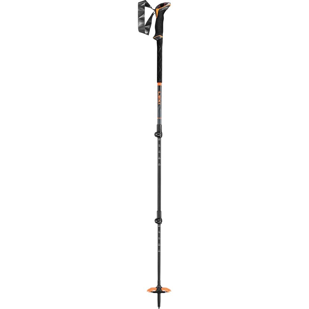 Leki Sherpa Lite neon-orange/black/denim-blue LT65221351 wandelstokken en gamaschen online bestellen bij Kathmandu Outdoor & Travel