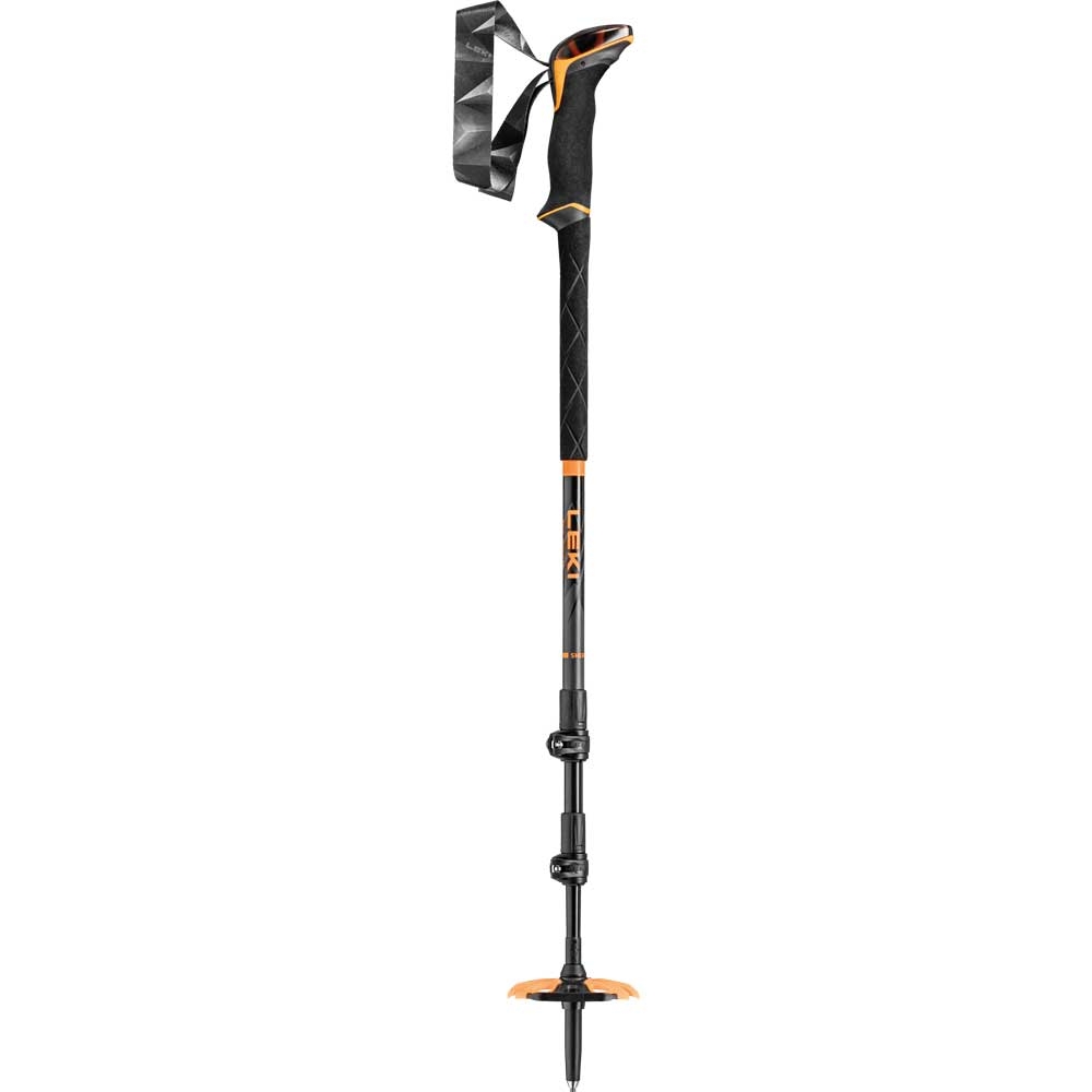 Leki Sherpa Lite neon-orange/black/denim-blue LT65221351 wandelstokken en gamaschen online bestellen bij Kathmandu Outdoor & Travel