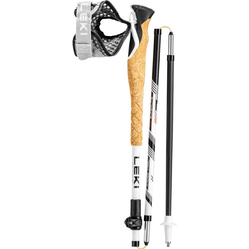 Leki Cross Trail FX Superlite white/bright-red/black LT65226801 wandelstokken en gamaschen online bestellen bij Kathmandu Outdoor & Travel