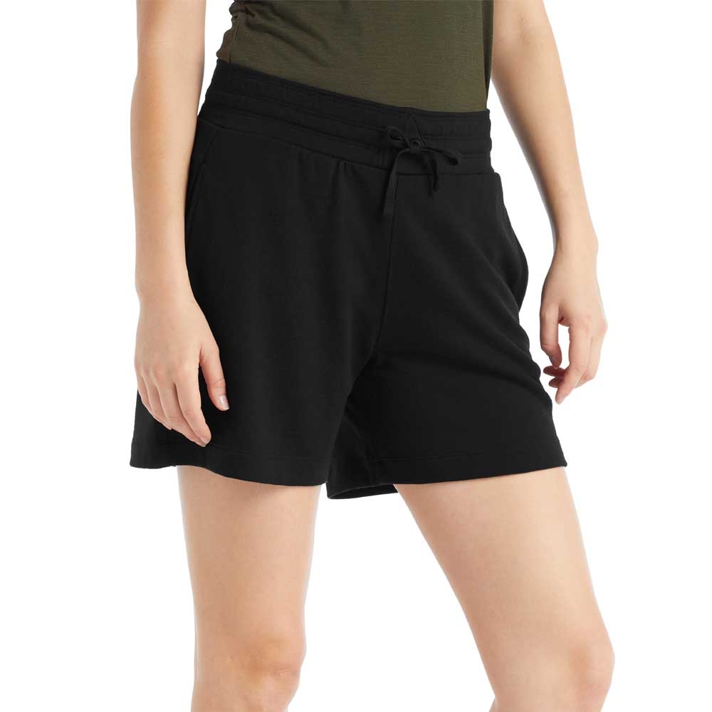 Icebreaker Crush Shorts Women's Black 0A56D6-IB001 broeken online bestellen bij Kathmandu Outdoor & Travel