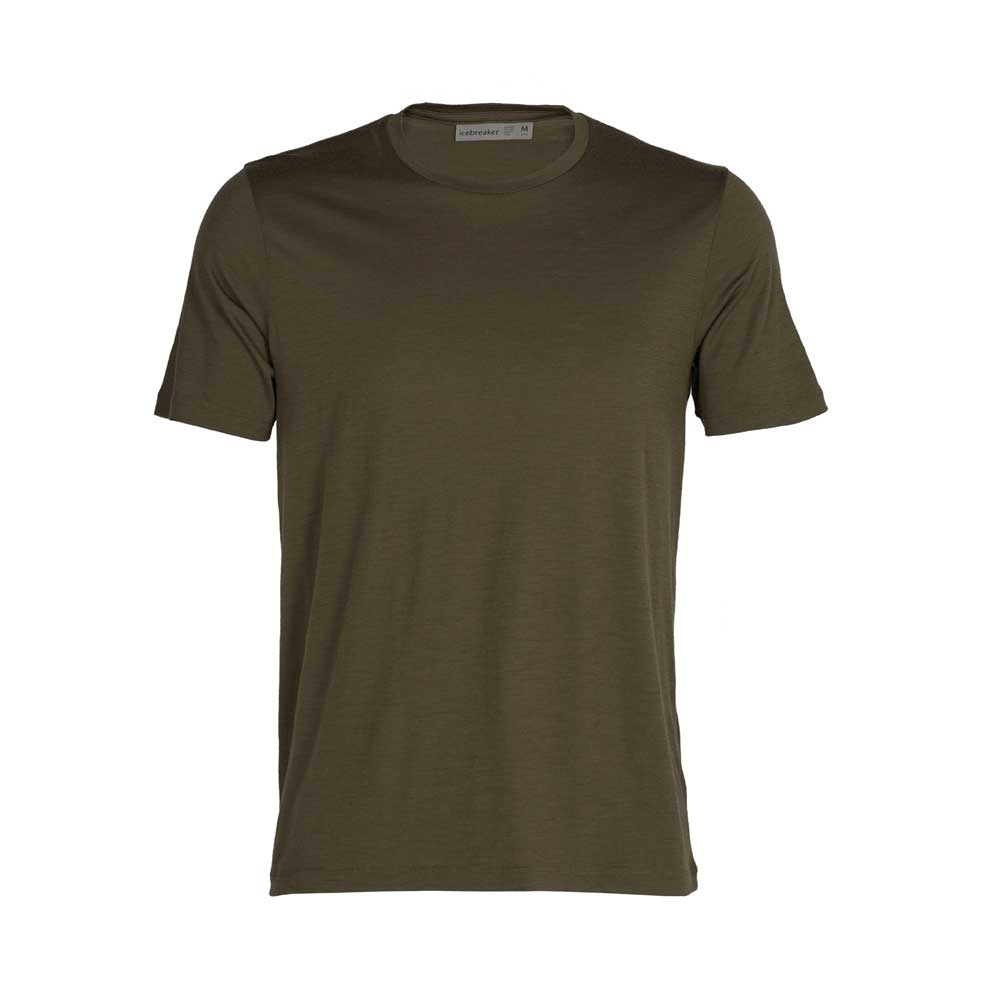 Icebreaker Tech Lite II Short Sleeve Tee Loden 0A59IY-IB069 shirts en tops online bestellen bij Kathmandu Outdoor & Travel
