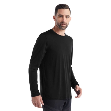 Icebreaker  Sphere II Long Sleeve Tee Black 