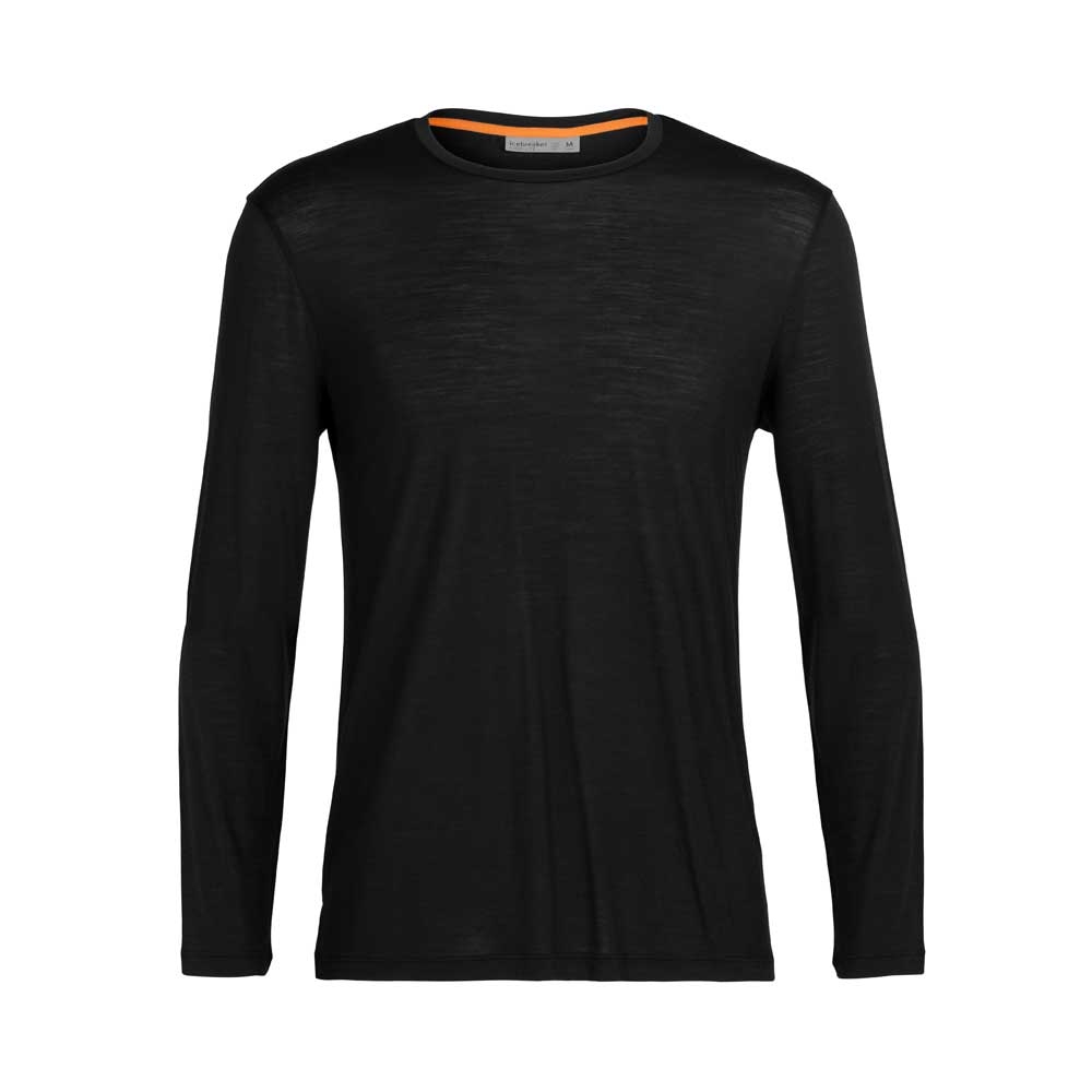 Icebreaker Sphere II Long Sleeve Tee Black 0A56D8-IB001 shirts en tops online bestellen bij Kathmandu Outdoor & Travel