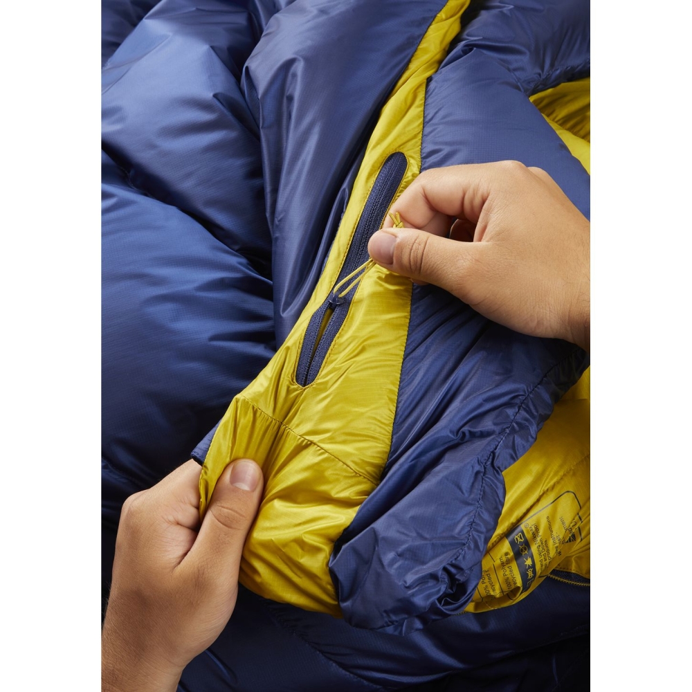 Rab Neutrino 600 Nightfall Blue QSM-92-NFB slaapzakken online bestellen bij Kathmandu Outdoor & Travel