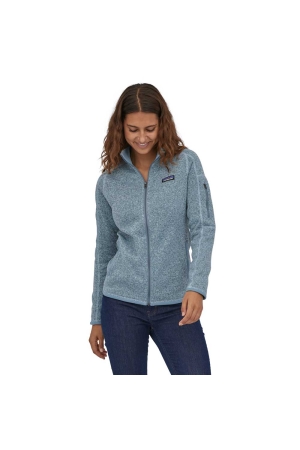 Patagonia Better Sweater Jacket Women's Steam Blue 25543-STME fleeces en truien online bestellen bij Kathmandu Outdoor & Travel