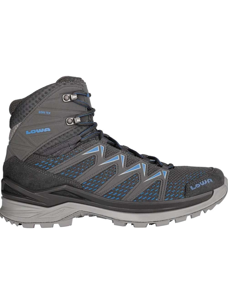 Lowa Innox Pro GTX Mid anthracite/blue LM310703-9743 wandelschoenen heren online bestellen bij Kathmandu Outdoor & Travel