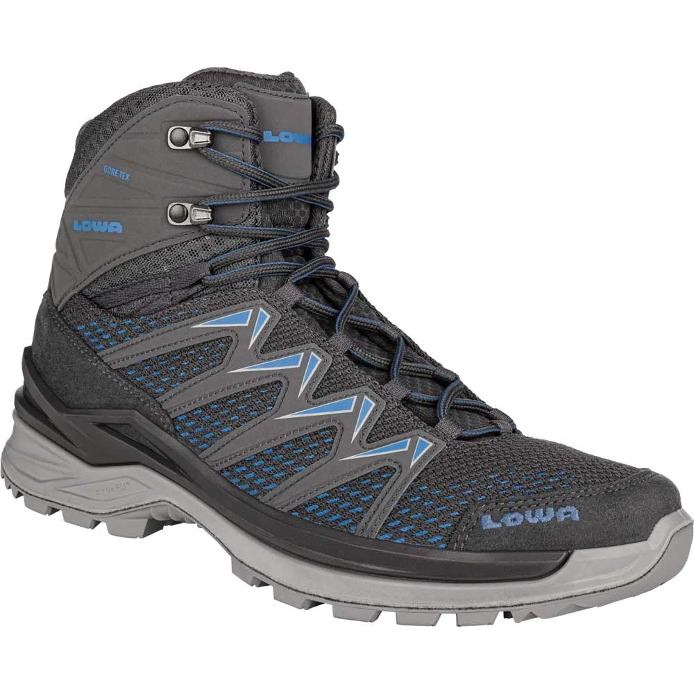 Lowa Innox Pro GTX Mid anthracite/blue LM310703-9743 wandelschoenen heren online bestellen bij Kathmandu Outdoor & Travel