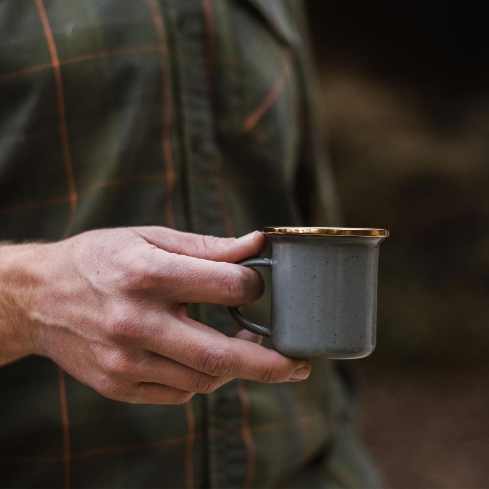 Barebones Espresso Cup Enamel 2 Pcs Stone Grey CKW-375 koken online bestellen bij Kathmandu Outdoor & Travel