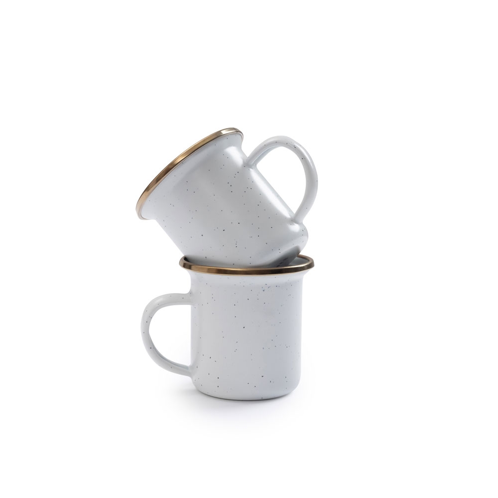 Barebones Espresso Cup Enamel 2 Pcs Egg Shell CKW-394 koken online bestellen bij Kathmandu Outdoor & Travel