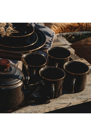 Barebones Cup Enamel 2 Pcs Charcoal CKW-343 koken online bestellen bij Kathmandu Outdoor & Travel