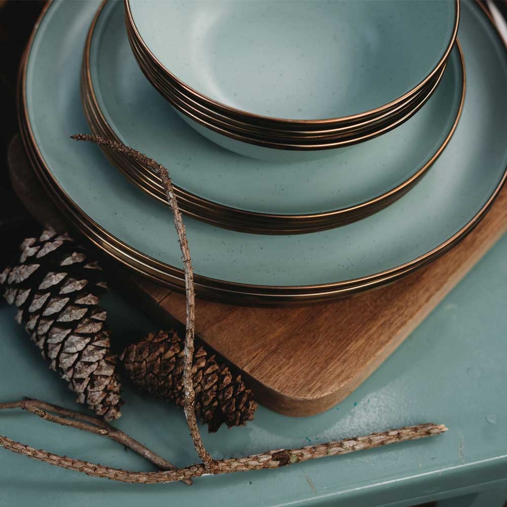 Barebones Small Plate Enamel 2 Pcs Mint CKW-427 koken online bestellen bij Kathmandu Outdoor & Travel