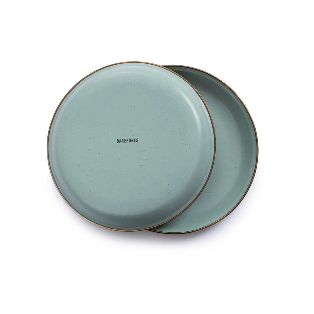 Barebones Small Plate Enamel 2 Pcs Mint CKW-427 koken online bestellen bij Kathmandu Outdoor & Travel