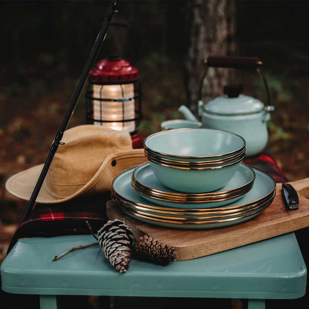 Barebones Plate Enamel 2 Pcs Mint CKW-426 koken online bestellen bij Kathmandu Outdoor & Travel