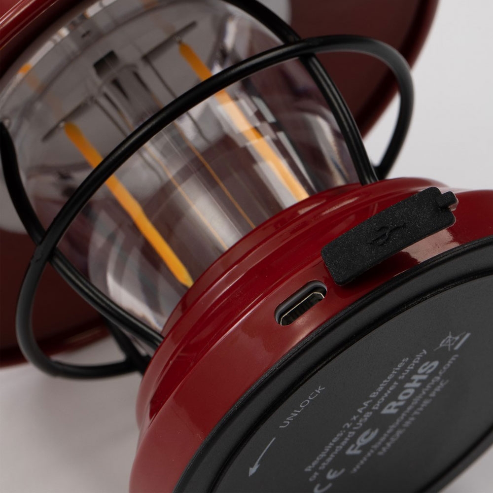 Barebones Mini Edison Lantern Red LIV-274 verlichting online bestellen bij Kathmandu Outdoor & Travel