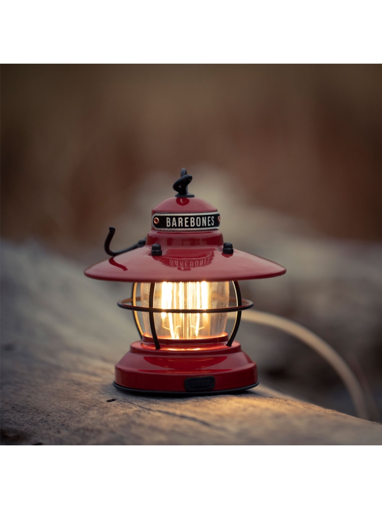 Barebones Mini Edison Lantern Red LIV-274 verlichting online bestellen bij Kathmandu Outdoor & Travel