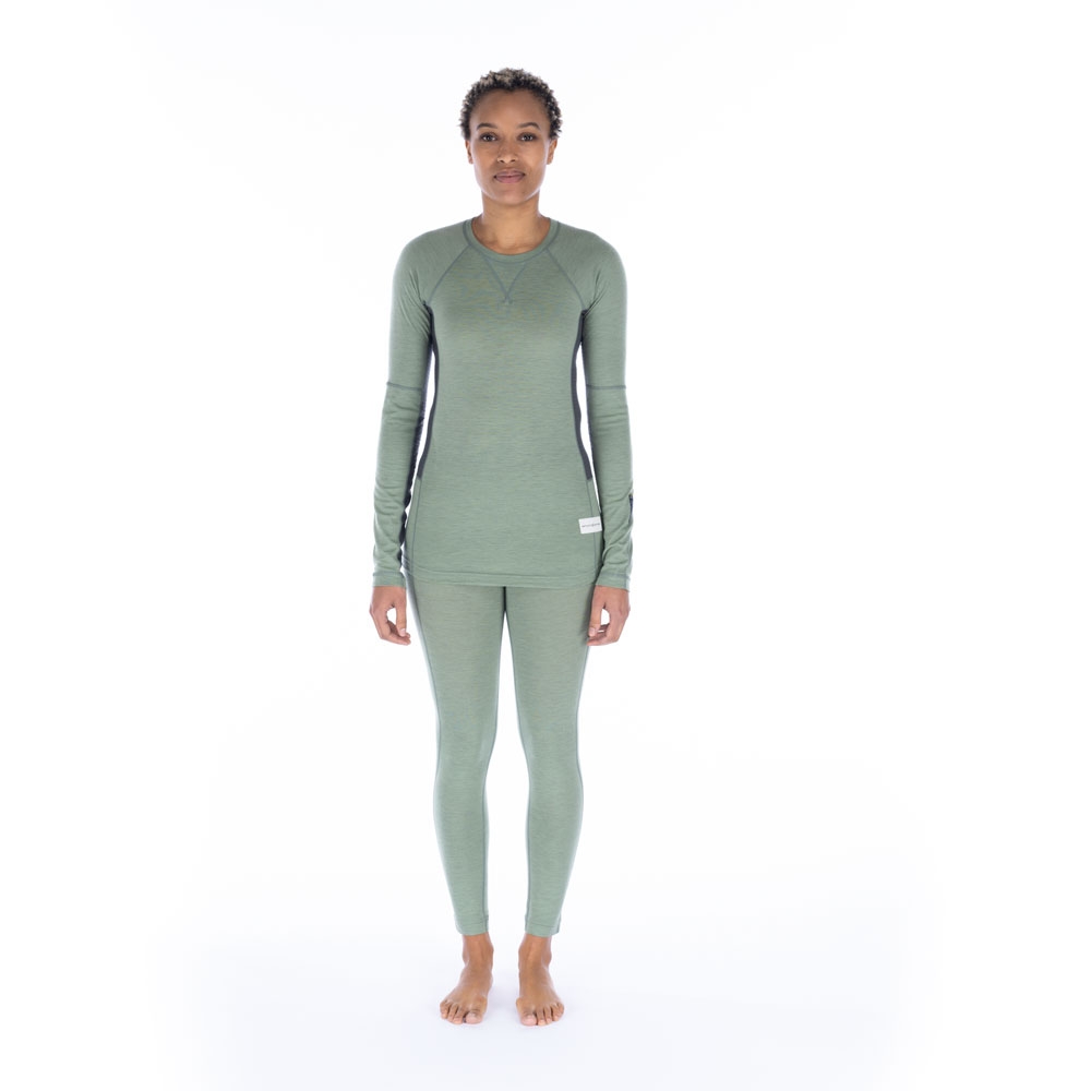 Artilect Flatiron 185 Crew Women's Sea Spray/Ash 2212112-Sea Spray/As onderkleding/thermokleding online bestellen bij Kathmandu Outdoor & Travel