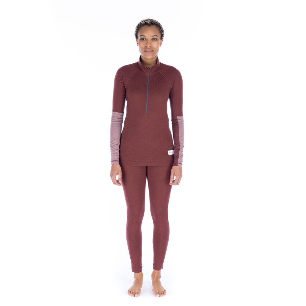 Artilect Flatiron 185 1/4 Zip Women's Andorra/Twilight Mauve 2212113-Andorra/Twil onderkleding/thermokleding online bestellen bij Kathmandu Outdoor & Travel