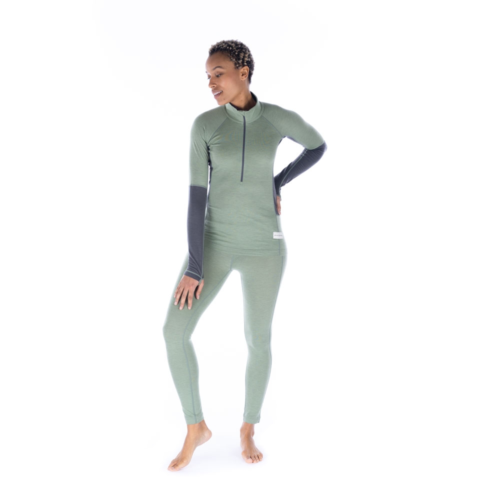 Artilect Flatiron 185 1/4 Zip Women's Sea Spray/Ash 2212113-Sea Spray/As onderkleding/thermokleding online bestellen bij Kathmandu Outdoor & Travel