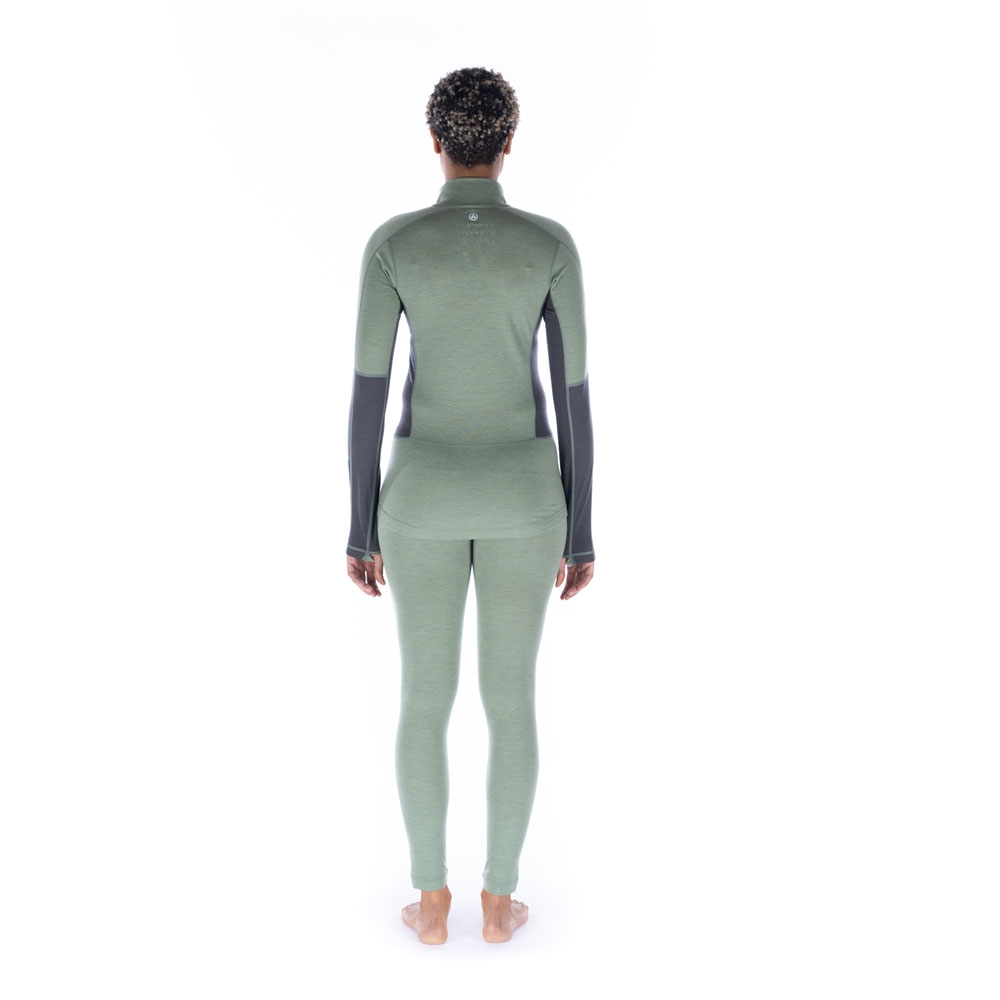 Artilect Flatiron 185 1/4 Zip Women's Sea Spray/Ash 2212113-Sea Spray/As onderkleding/thermokleding online bestellen bij Kathmandu Outdoor & Travel