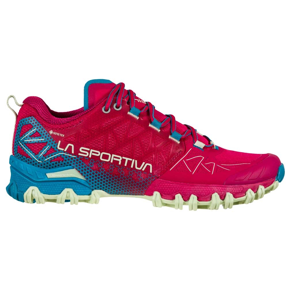 La Sportiva Bushido 2 GTX Women's Cerise / Crystal 46Z409635 wandelschoenen dames online bestellen bij Kathmandu Outdoor & Travel
