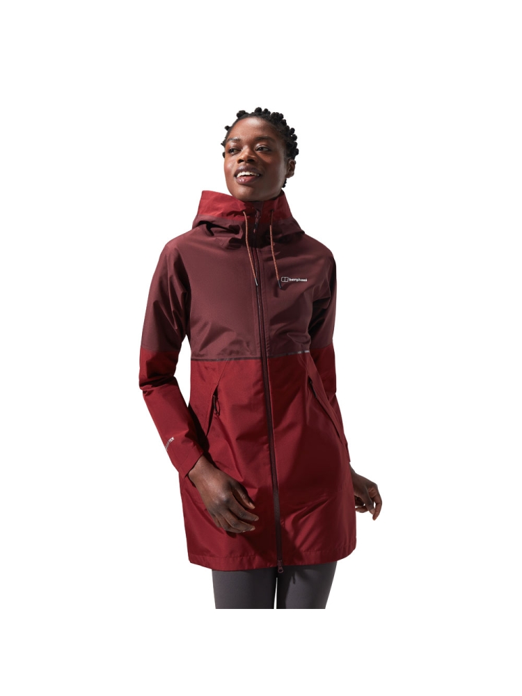 Berghaus Rothley Shell Jacket Women's SYRAH/DECADENT CHOCOLATE A000854-DKRED/DKBRN jassen online bestellen bij Kathmandu Outdoor & Travel