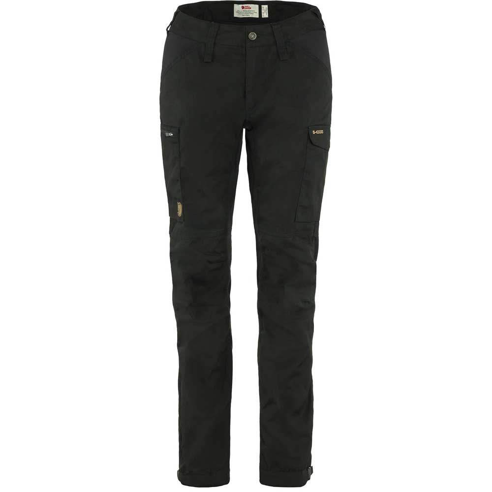 Fjällräven Kaipak Trousers Curved Women's Black 89829-550 broeken online bestellen bij Kathmandu Outdoor & Travel
