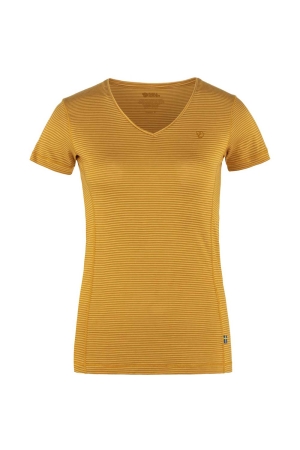 Fjällräven Abisko Cool T-Shirt Women's Mustard Yellow 89472-161 shirts en tops online bestellen bij Kathmandu Outdoor & Travel