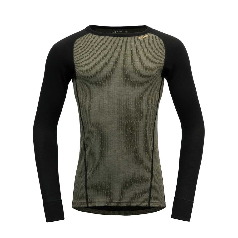 Devold Duo Active Merino 205 Shirt  LICHEN/CAVIAR GO 202 224 A-404A onderkleding/thermokleding online bestellen bij Kathmandu Outdoor & Travel