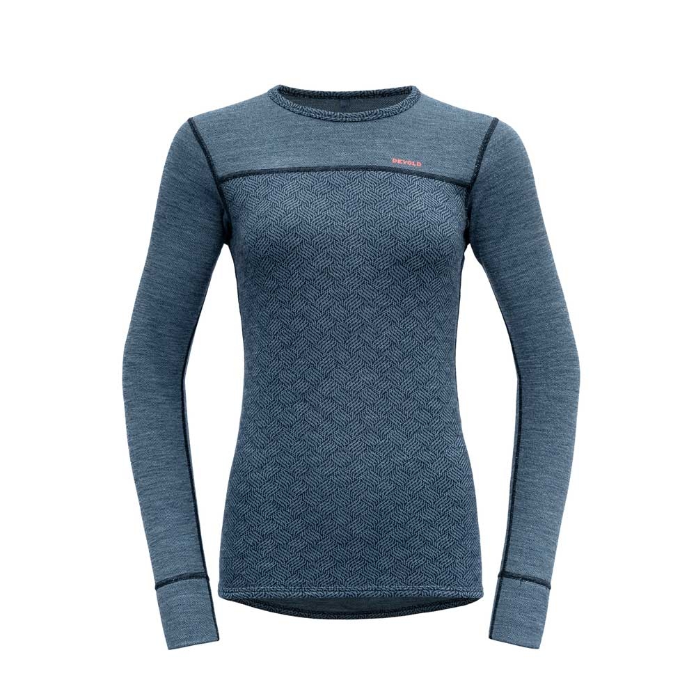 Devold Kvitegga Merino 230 Shirt Women's Ink GO 325 227 A-284A onderkleding/thermokleding online bestellen bij Kathmandu Outdoor & Travel
