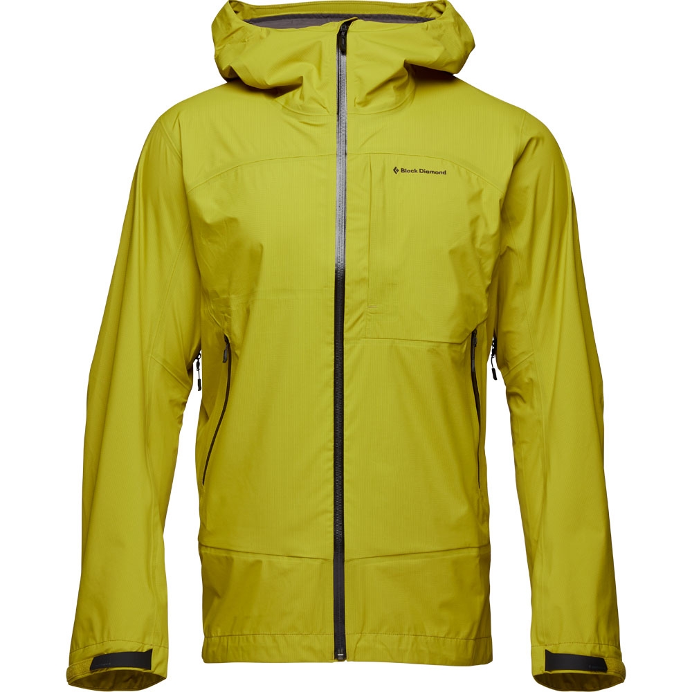 Black Diamond Highline Stretch Shell Sulphur AP745000-Sulphur jassen online bestellen bij Kathmandu Outdoor & Travel