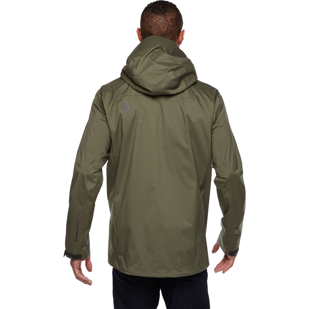 Black Diamond Stormline Stretch Rain Shell Tundra APCDT0-Tundra jassen online bestellen bij Kathmandu Outdoor & Travel