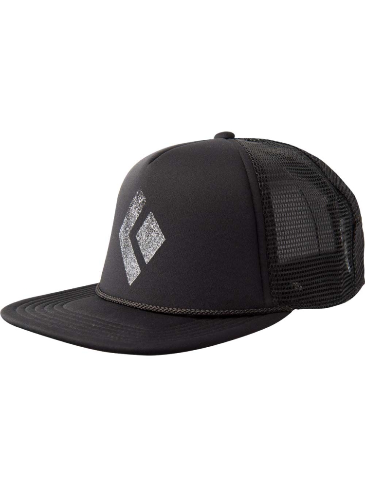 Black Diamond Lat Bill Trucker Hat Black-White APAQ3P-Black-White kleding accessoires online bestellen bij Kathmandu Outdoor & Travel