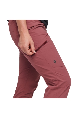 Black Diamond Technician Jogger Pants Women's Cherrywood AP750135-Cherrywood broeken online bestellen bij Kathmandu Outdoor & Travel